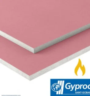 12.5mm Gyproc Fire Resistant Gypsum Board
