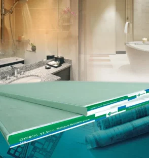 12.5mm Gyproc Moisture Rated Gypsum Board