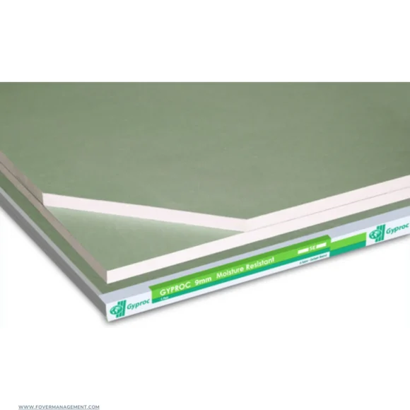 9mm Gyproc Moisture Rated Gypsum Board