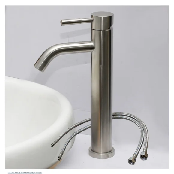 High Neck Basin Mixer SS304 - FoverManagement.com